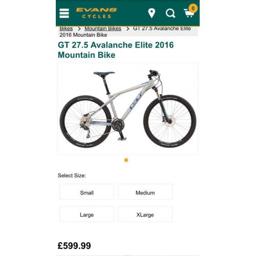 Brand new mountain bike
