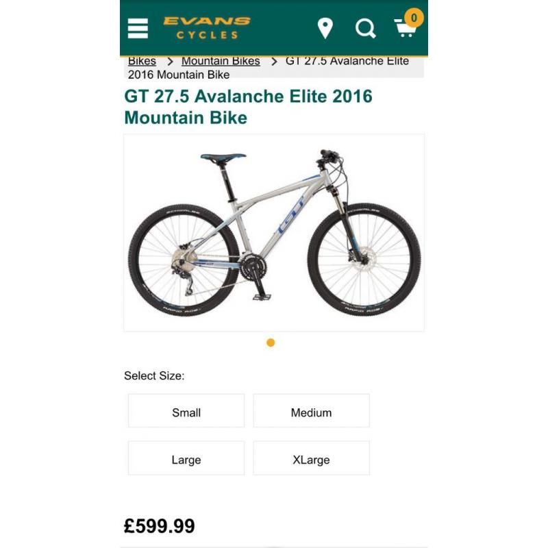 Brand new mountain bike