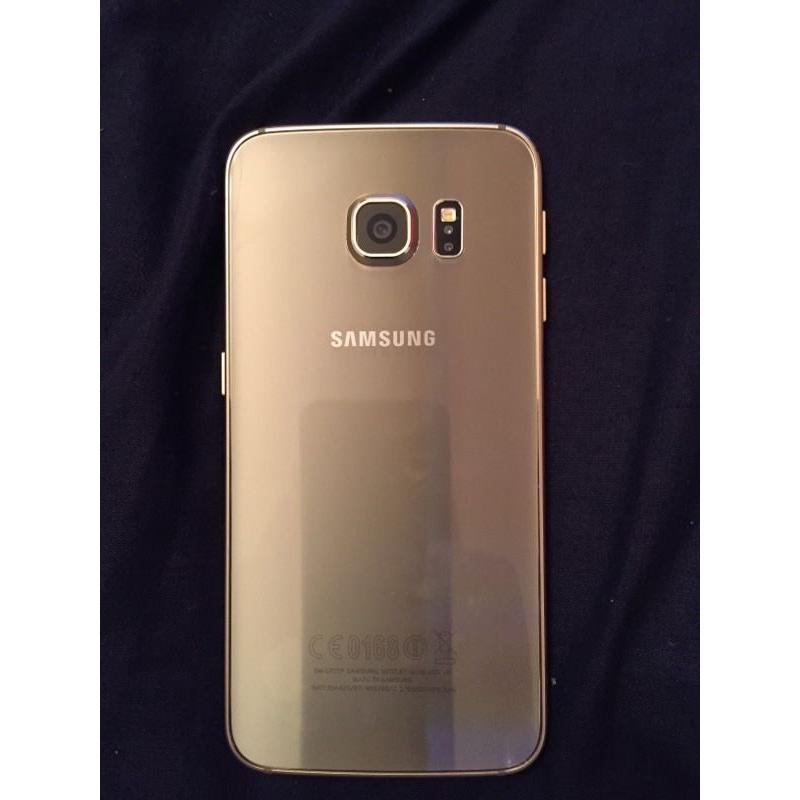 Samsung S6 edge gold platinum