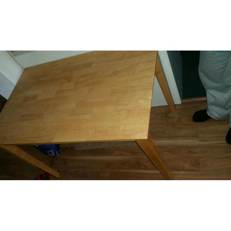 Used wood dinner table
