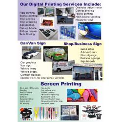 Vinyl Printing Services Cheap , magnetic , shop vindows one way vision contravision print, solvent