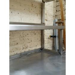 stainless steel commercial shelving unit