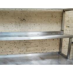 stainless steel commercial shelving unit