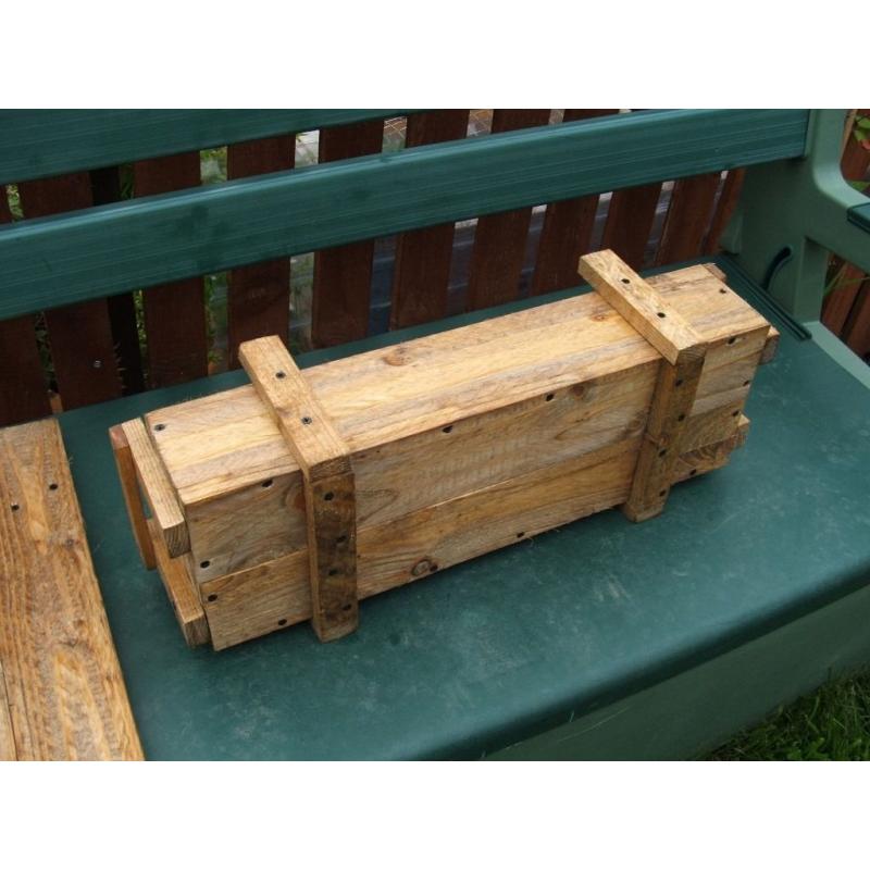 STRONG TIMBER BOX, new timber & SCREWED TOGETHER.