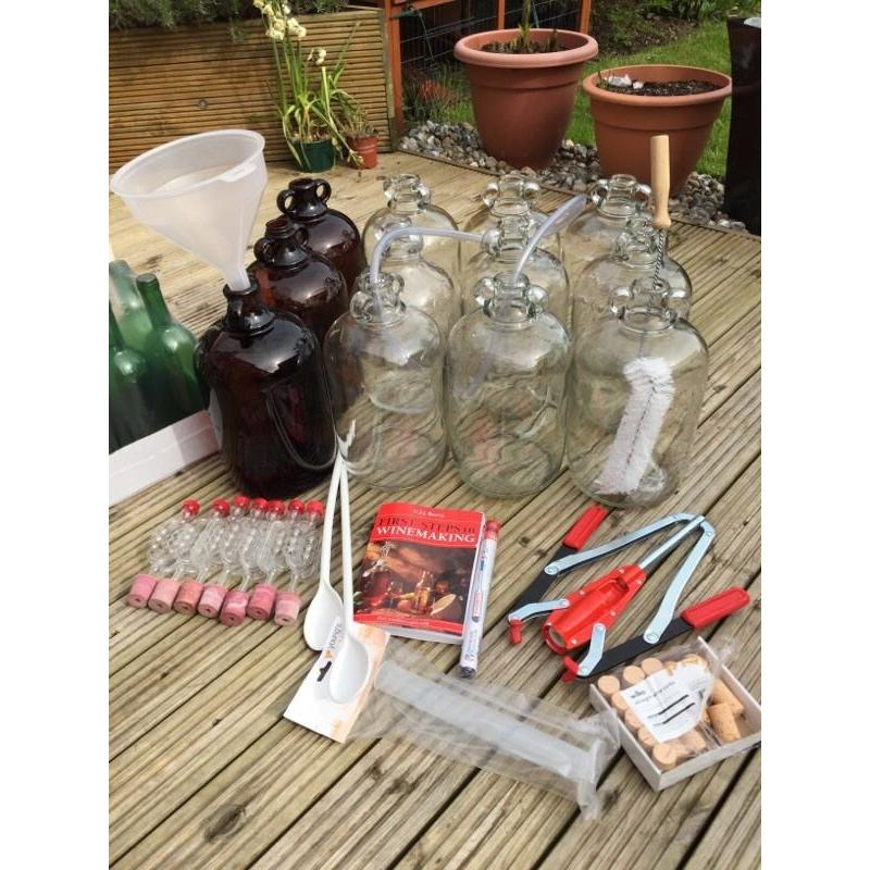 Wine making kit and accessories