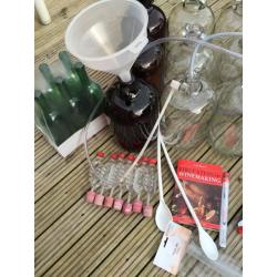 Wine making kit and accessories