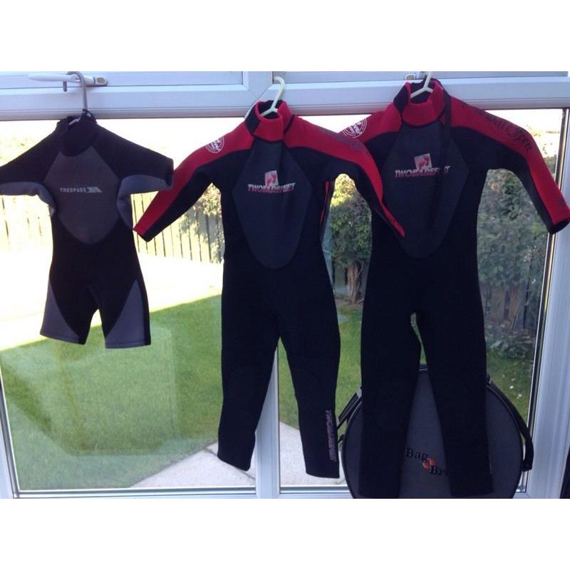 Kids Wetsuits and life jackets