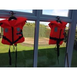 Kids Wetsuits and life jackets