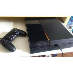 ps4, faulty disc drive struggles to take the games, , lots of games , two controllers,
