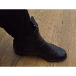 Loveson Horse ankle riding boots black leather size 5
