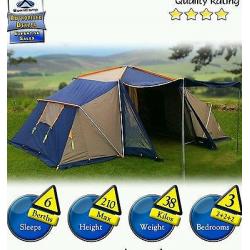 6 Berth Suncamp APS 3006 - Excellent condition - 3 bedroom, sleeps 6 some camping equipment included
