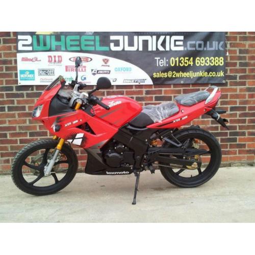 Lexmoto XTRS 125cc Sports Tourer Red LEARNER MOTORBIKE MOTORCYCLE UK DEALER