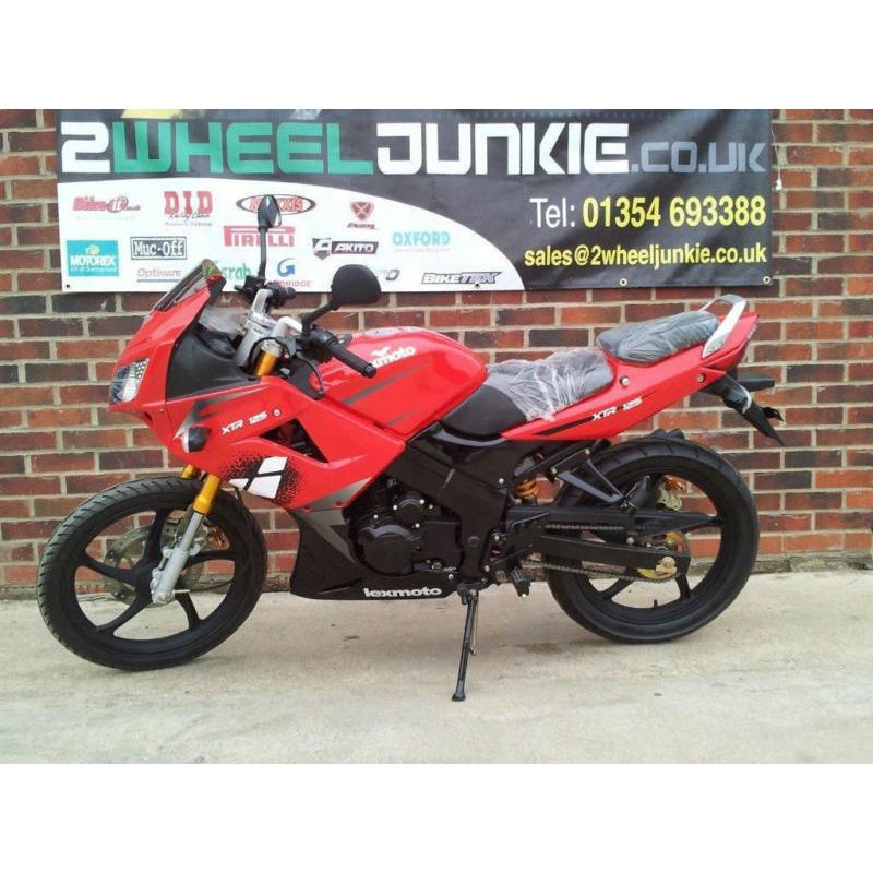 Lexmoto XTRS 125cc Sports Tourer Red LEARNER MOTORBIKE MOTORCYCLE UK DEALER