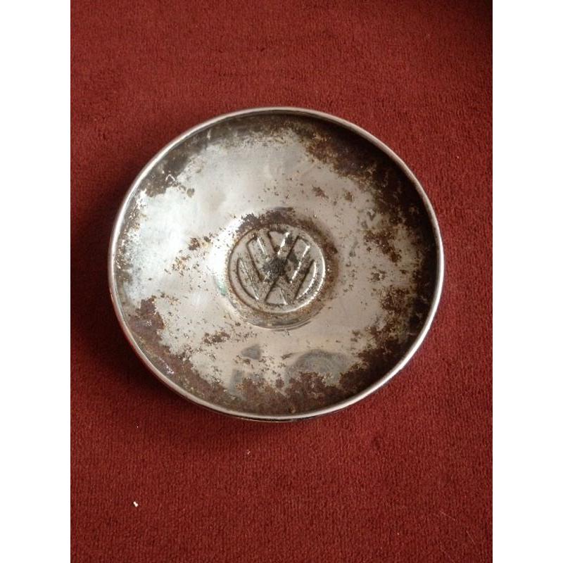 Volkswagon metal hubcap