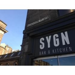 CHEFS REQUIRED AT SYGN BAR & KITCHEN