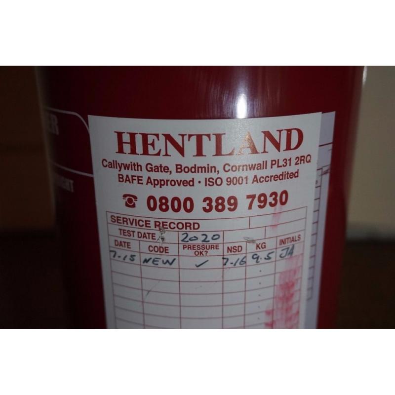 6 Litre Foam Fire Extinguisher Unused Service Record