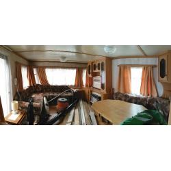 Well-loved two bedroom Granada 30LB static caravan - good for upcycling/refurb/scrap