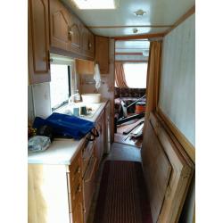 Well-loved two bedroom Granada 30LB static caravan - good for upcycling/refurb/scrap
