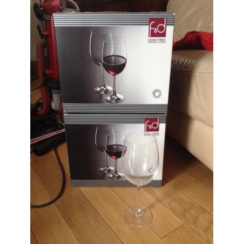 12 vine glasses