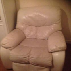 Free comfy leather electric armchair