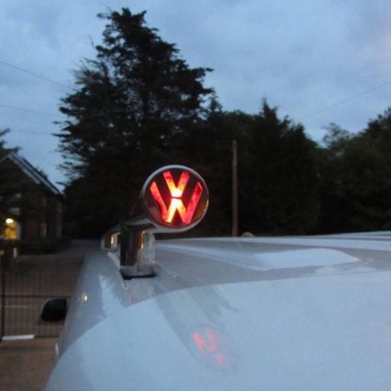 T4 LWB roof bars with leds