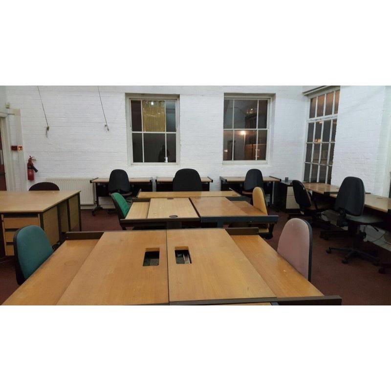 Desks to give away free of charge coillection only from office clearance