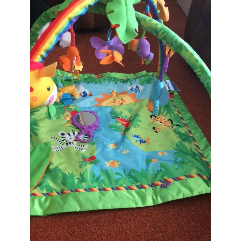 Fisher price rain forest play mat