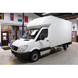 2012 MERCEDES SPRINTER 313 2.2CDI ALLOY BODY LUTON BOX VAN & SLIM JIM TAIL LIFT