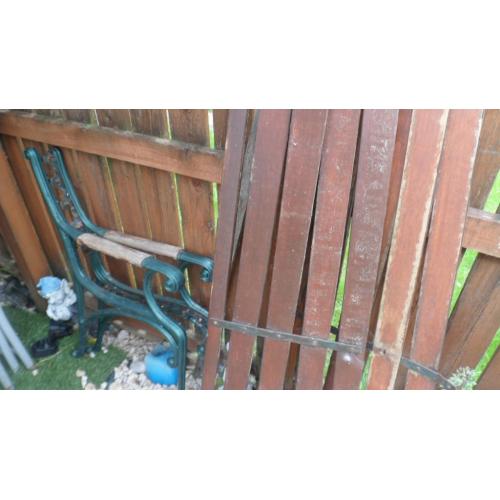 Cast iron Bench Ends - Upcycle