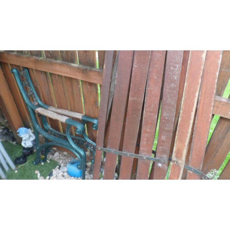 Cast iron Bench Ends - Upcycle