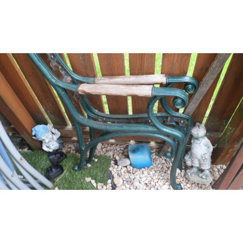 Cast iron Bench Ends - Upcycle