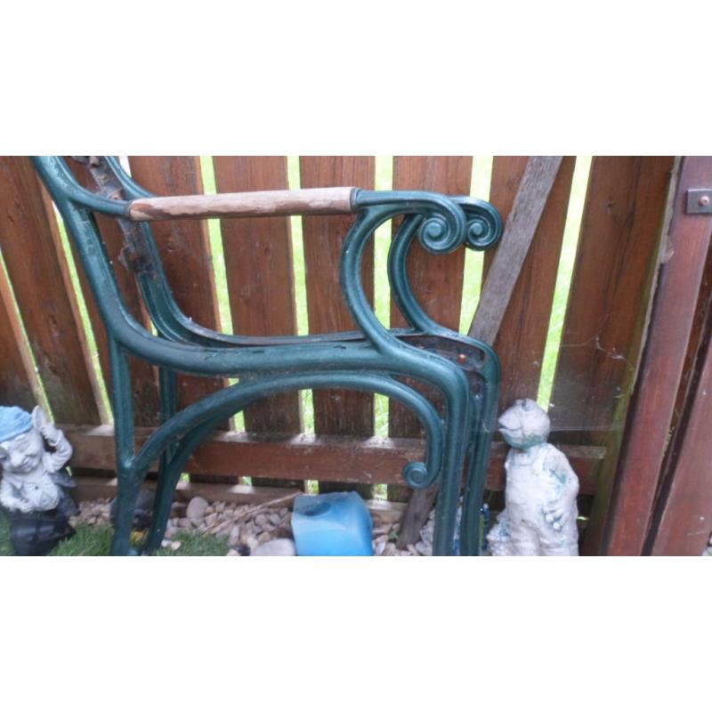 Cast iron Bench Ends - Upcycle