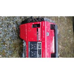 Honda ex 1000 silent running generator.