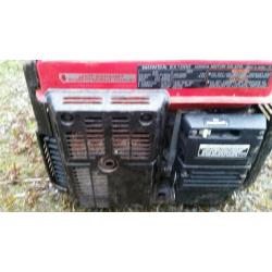 Honda ex 1000 silent running generator.