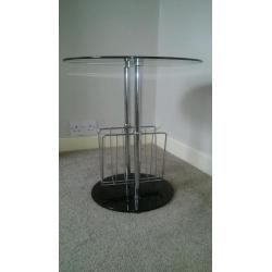 Black Glass table