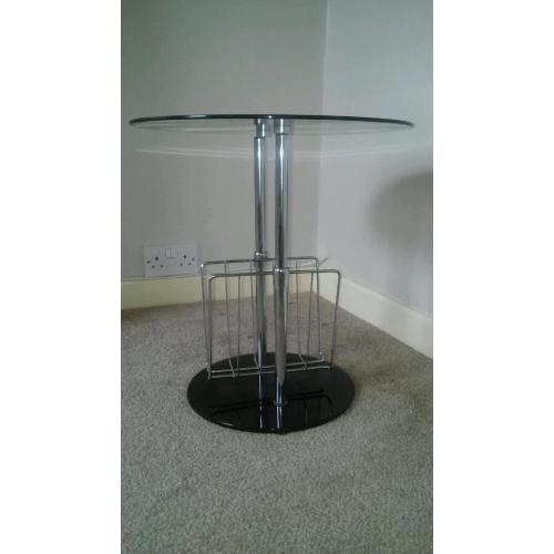 Black Glass table