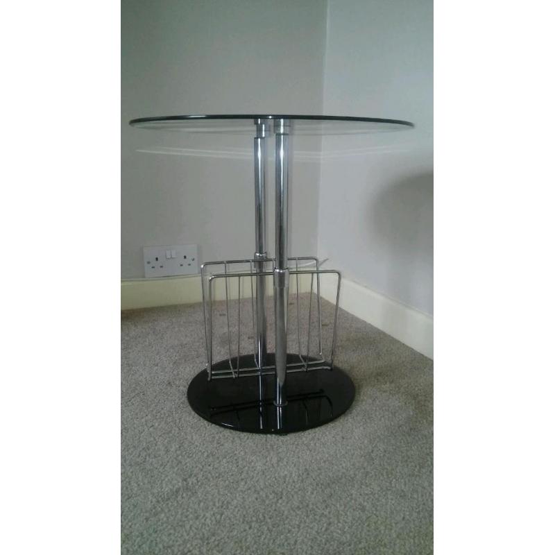 Black Glass table