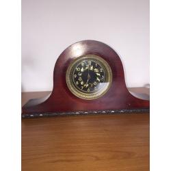 Antique mantle clock brass zodiac dial
