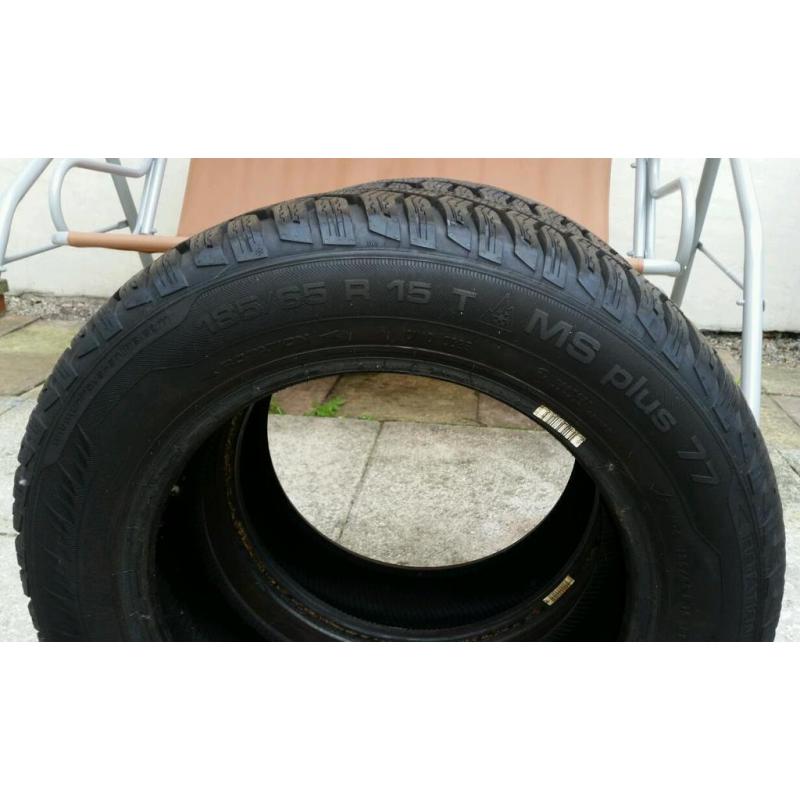 185 65 15 Uniroyal winter tyres