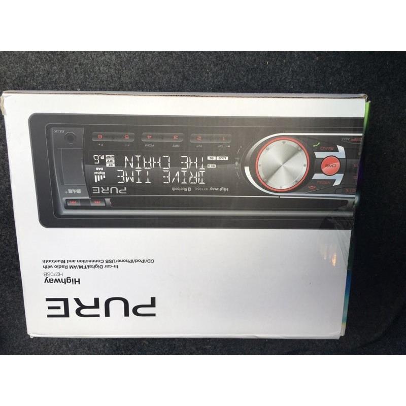 PURE car stereo nearly new