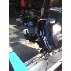 15 ft Fishing Boat Fiberglass, Brand New Parsun 9.8hp Outboard