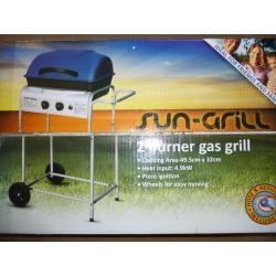 2 burner gas grill - barbecue