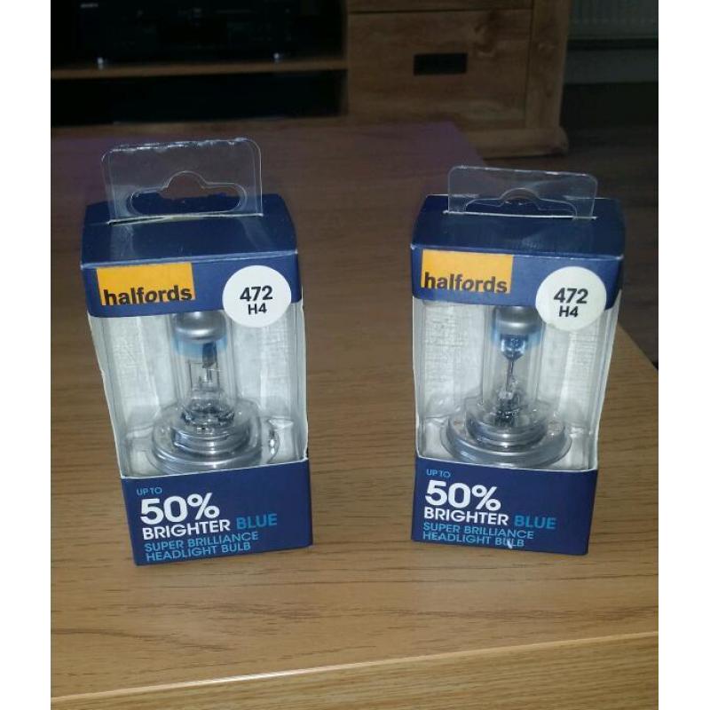 H4 car bulbs as new