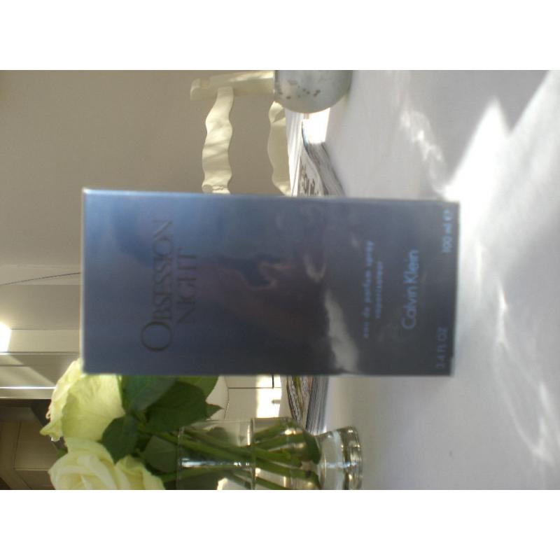 Calvin Klein Obsession Night, 100ml unwanted gift, still in cellophane wrap