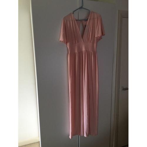 Pink maxi dress size 12