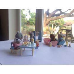 Sylvanian Families nursery set with figures