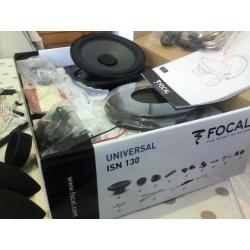 Focal ISN 130 (5")- speakers + tweeters - CAR AUDIO - NEAR MINT - Great sounding audio - NEED GONE