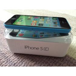 iPhone 5c 16GB in Blue Vodafone. ( can unlock at additional cost )