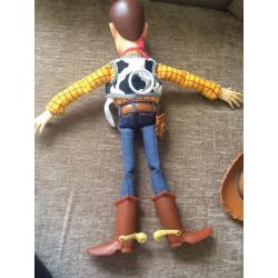 Talking woody doll with hat!