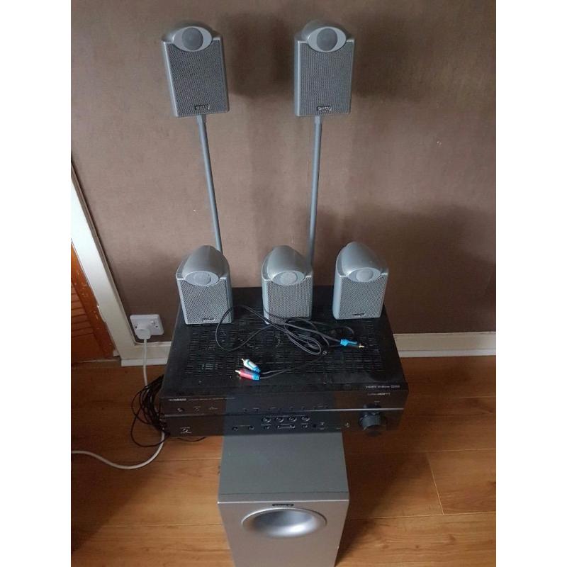 tannoy 5.1 system with yamaha rx-v477 reciver